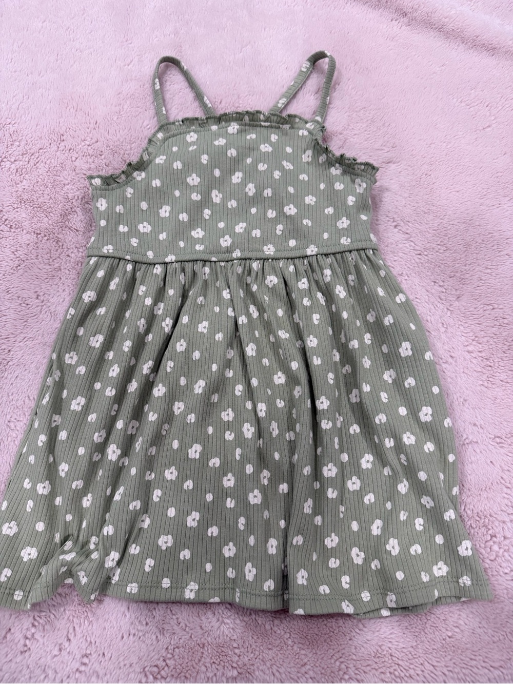 Cat & Jack: Girls' Olive Green Floral Sundress